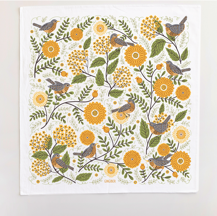 Mums & Robins Tea Towel