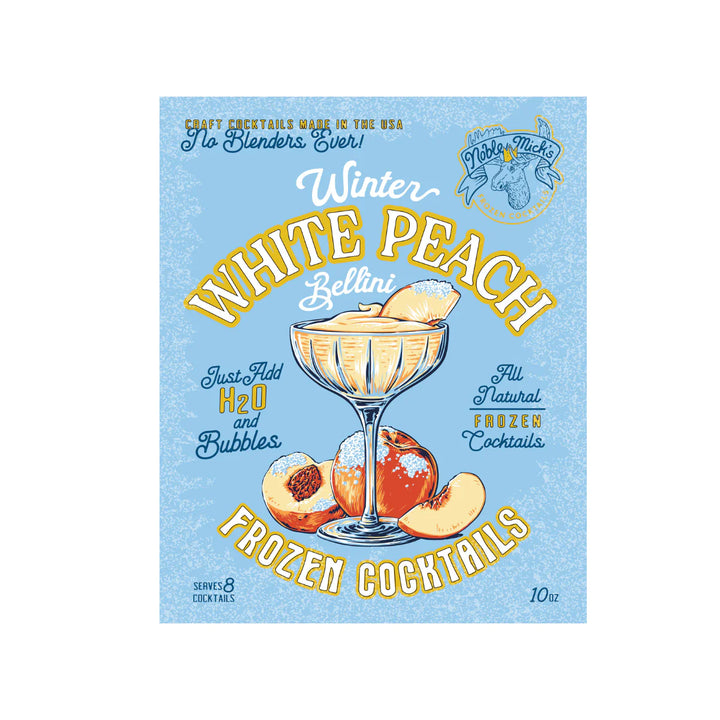 Noble Mick's Frozen White Winter Peach Bellini