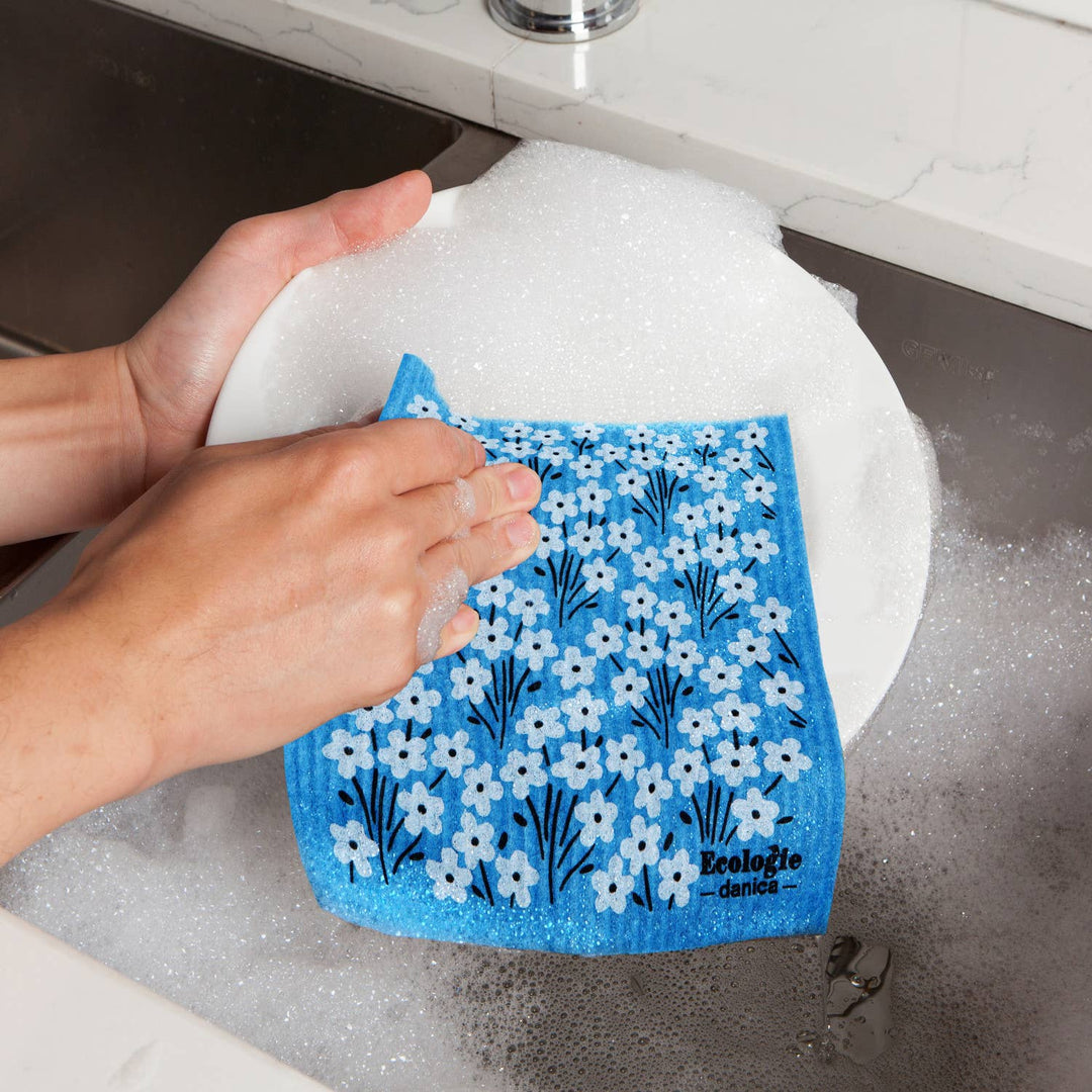 Ecologie - Bouquet Blue Swedish Dishcloth