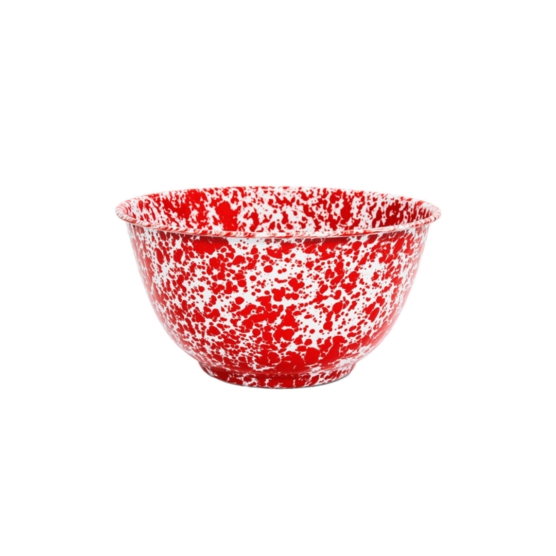 Crow Canyon Splatter Large Salad Bowl 5qt