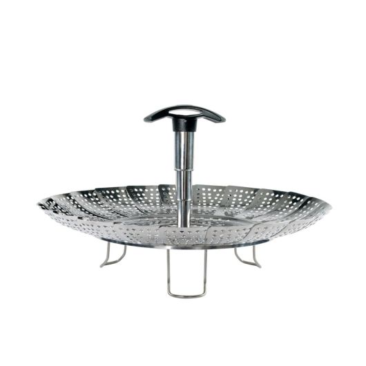 Stainless Steel Steamer with Extendable Handle