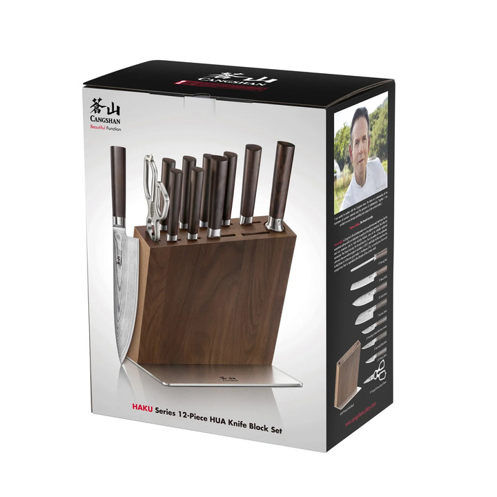 Haku Series 12-Piece Hua Knife Block Set