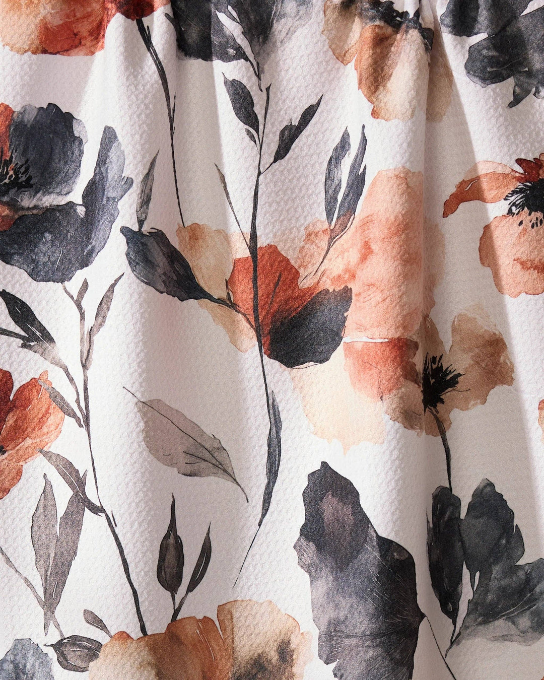 Moody Poppy Kitchen Tea Towel