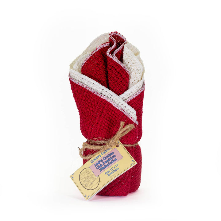 Country Cottons Dishcloths, Set of 4