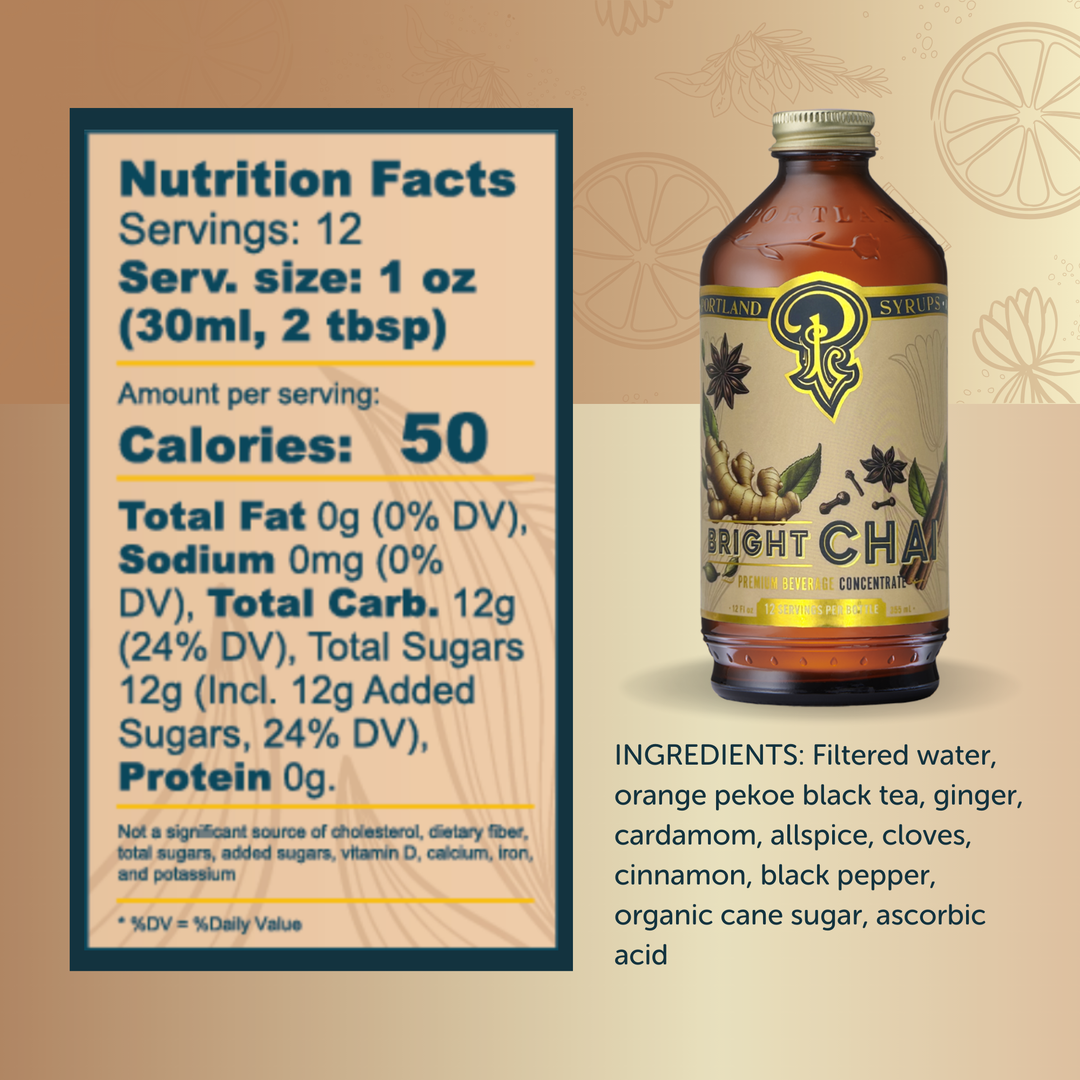 Bright Chai Syrup 12oz