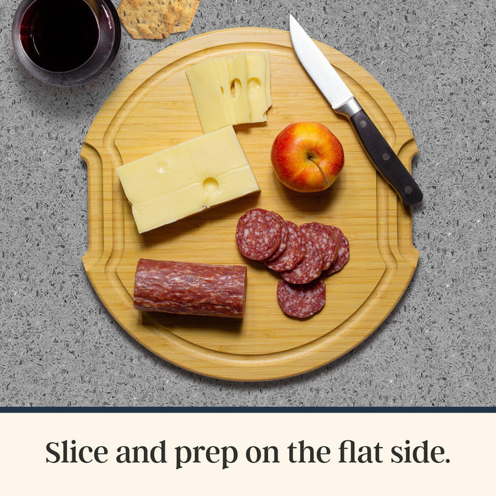 Flip, Serve & Store™ Round Charcuterie Board w/ Locking Lid