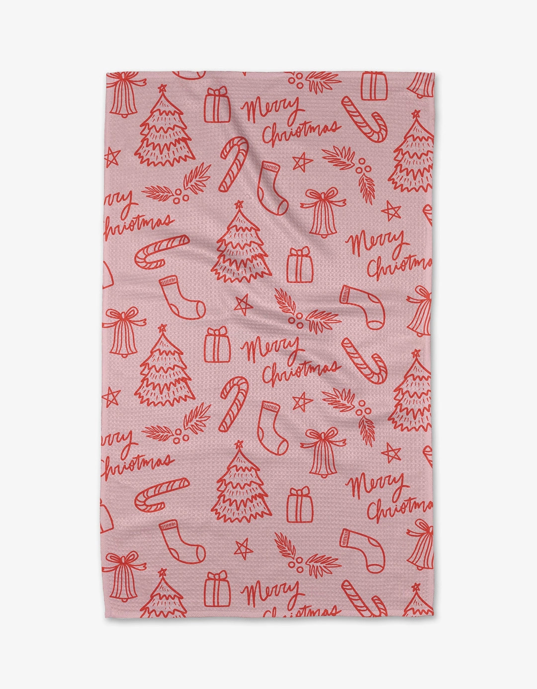 Cheery Pink Kitchen Tea Towel