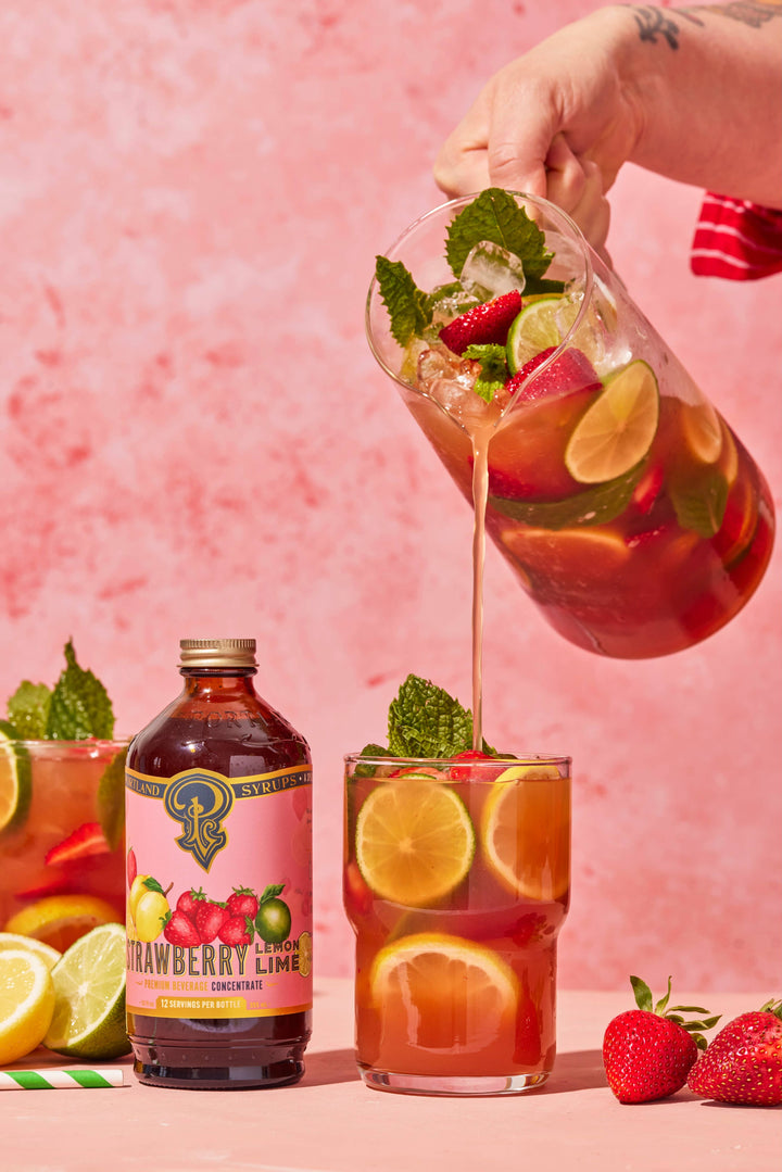Strawberry Lemon Lime Syrup, 12oz