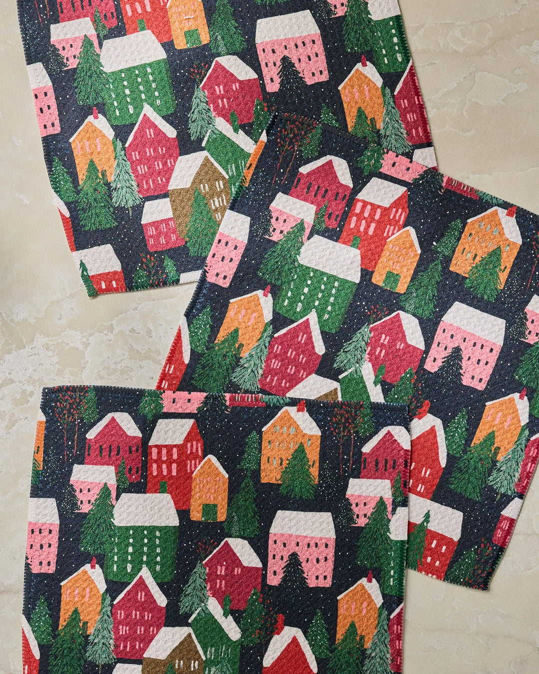 Alpine Village Dishcloth Set - Holiday 2026