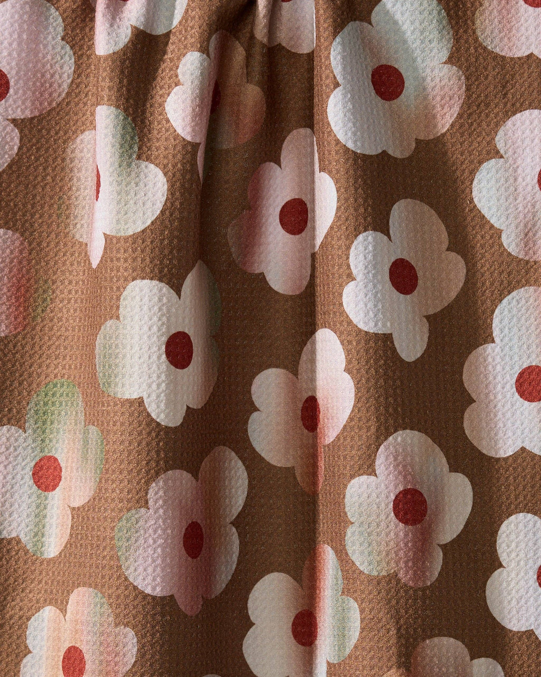 Brushed Bouquet Brown Kitchen Tea Towel