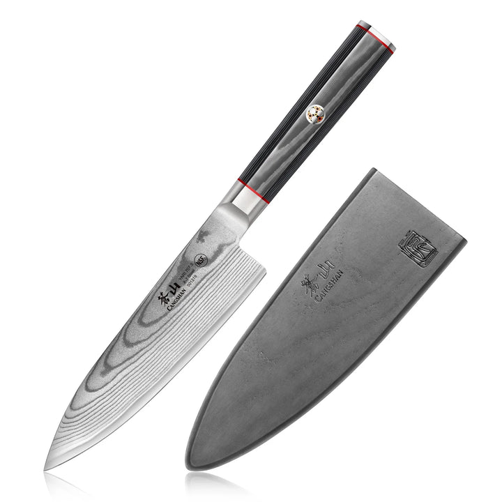 Yari Series 6" Chef's Knife with Sheath