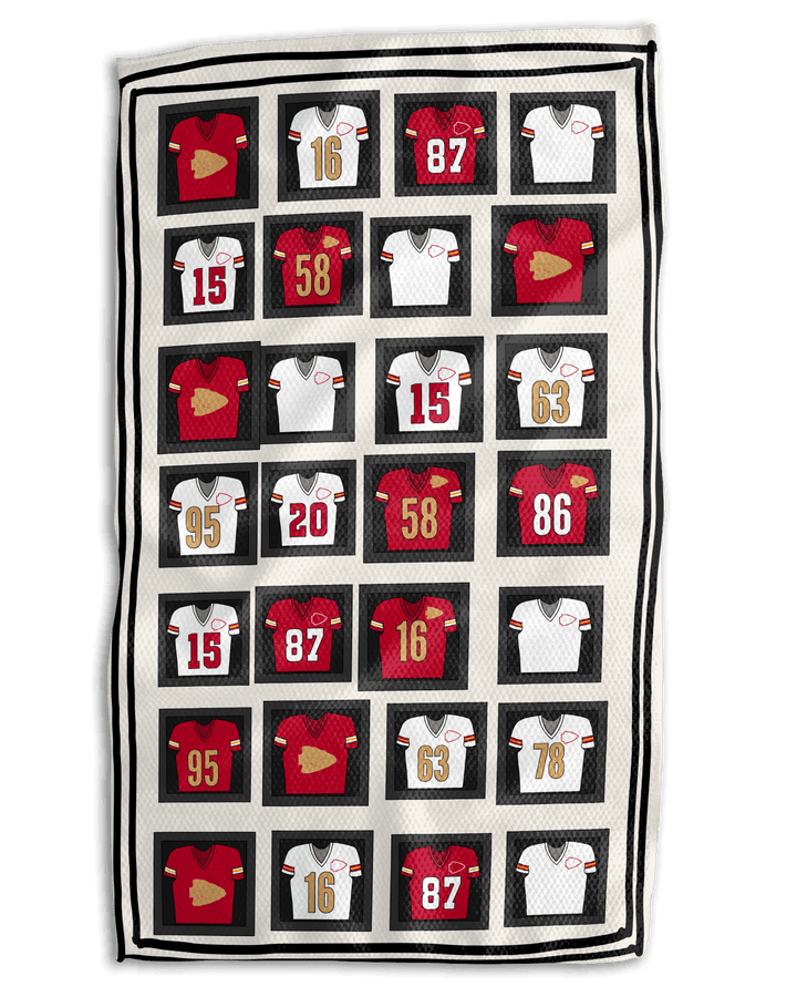 Jersey Hall of Fame KC Double-Sided Kitchen Towel
