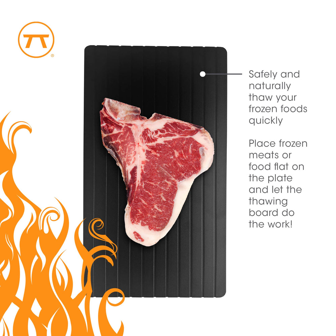 Outset Meat Defrosting Tray, Aluminum Rapid Thawing Tray