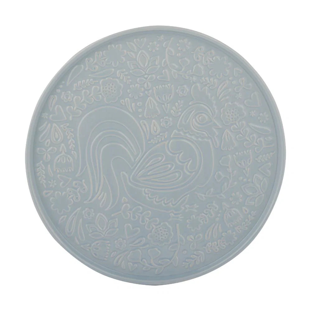 Mason Cash Home to Roost Round Platter 12"