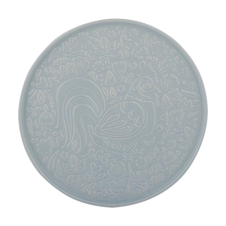 Mason Cash Home to Roost Round Platter 12"