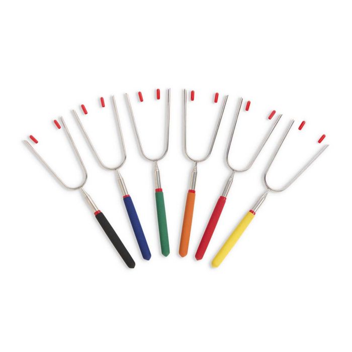 Telescoping Roasting Forks, Set of 6