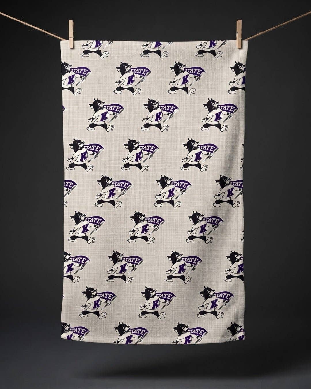 Kansas State Willie Wildcat Kitchen Towel