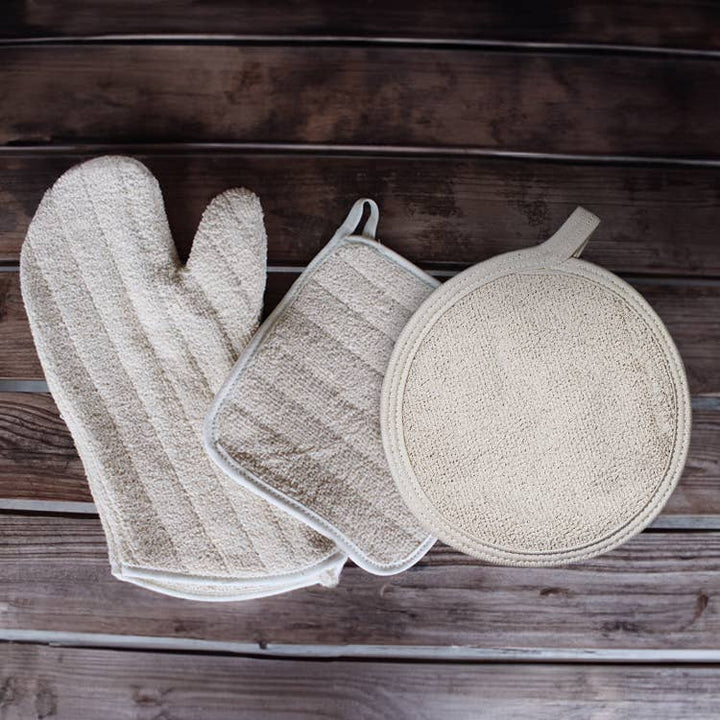 100% Cotton Oven Mitts & Pot Holders