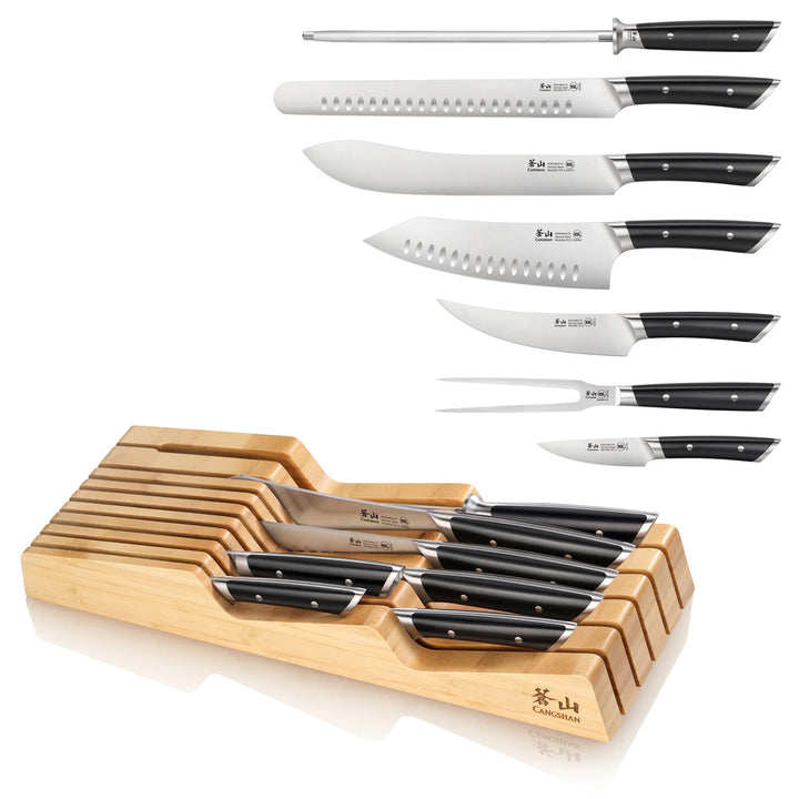 Helena Series 8-Piece BBQ In-Drawer Knife Set