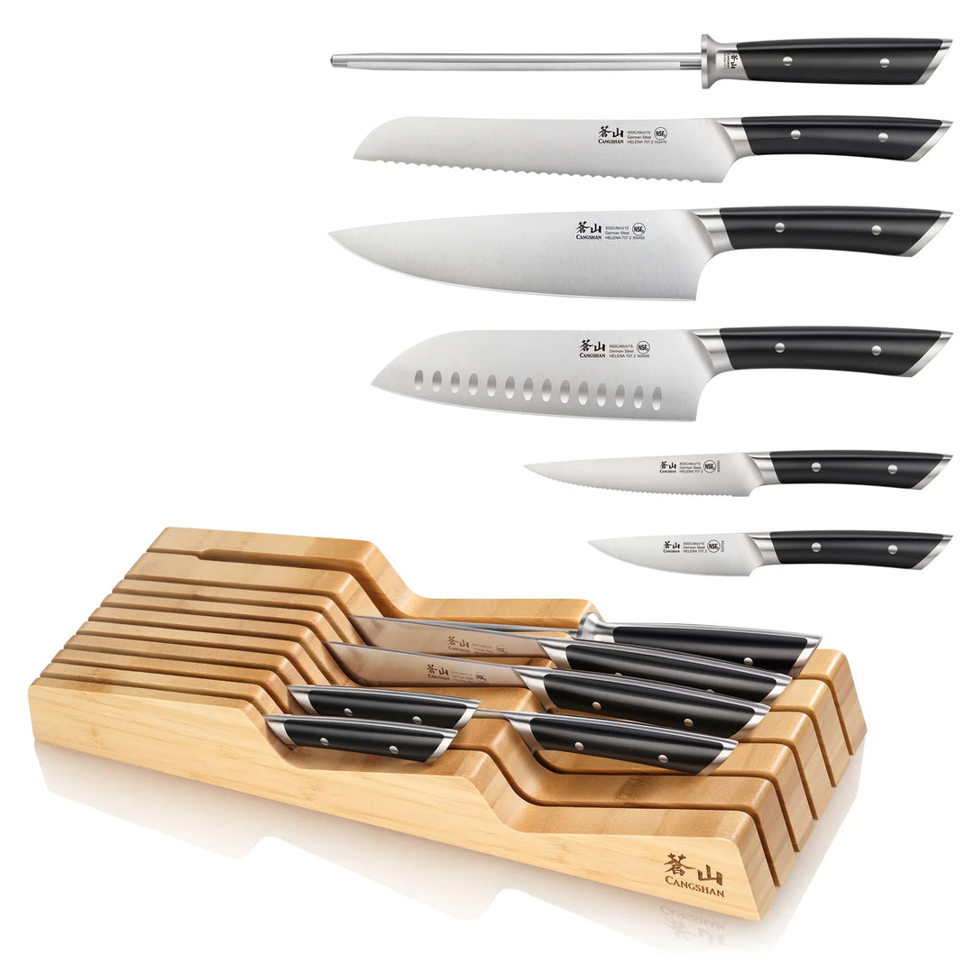 Helena Series 7-Piece In-Drawer Knife Set