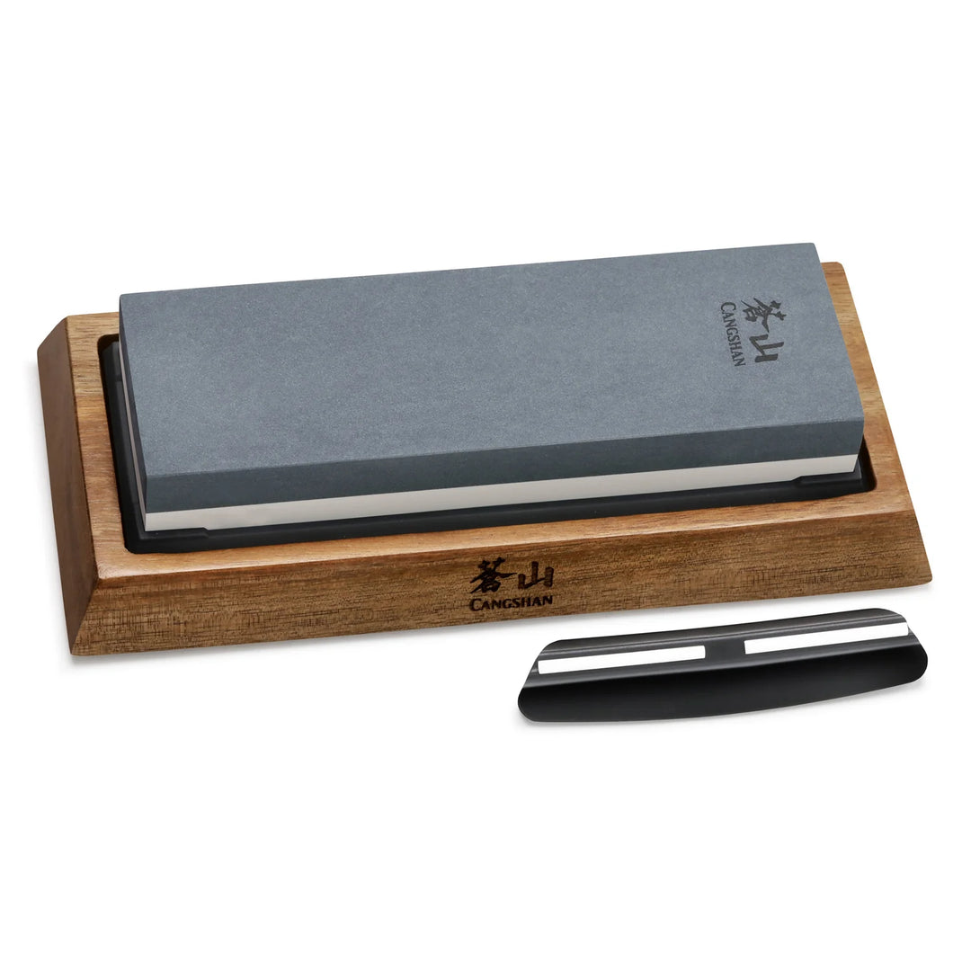Whitestone Set Whetstone Set with Angle Guide – The Cook's Nook