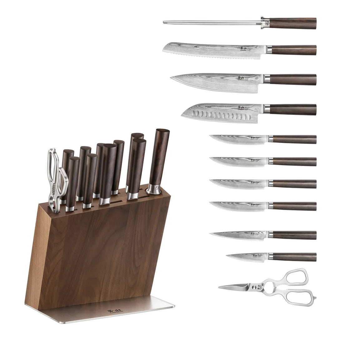 Haku Series 12-Piece Hua Knife Block Set