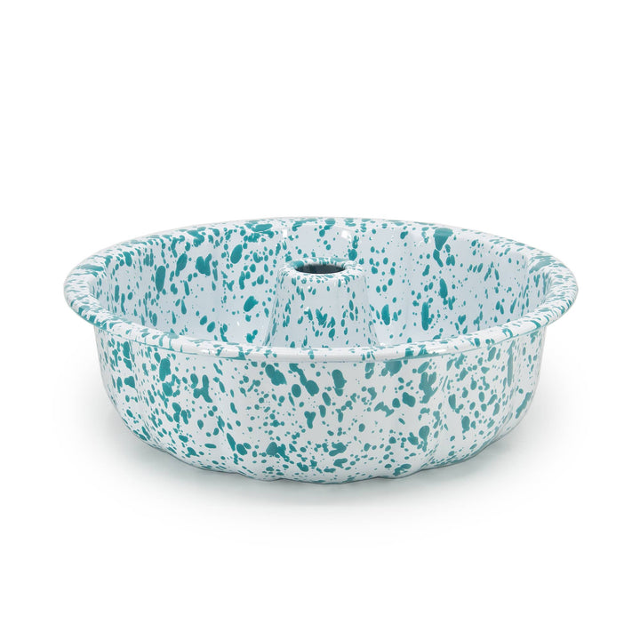 Splatter Enamelware Bundt Pan