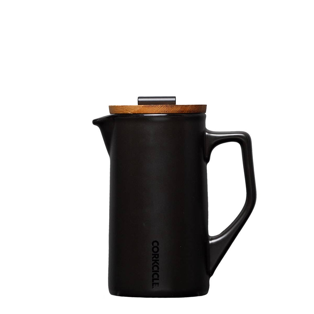 Ceramic French Press, Matte Black