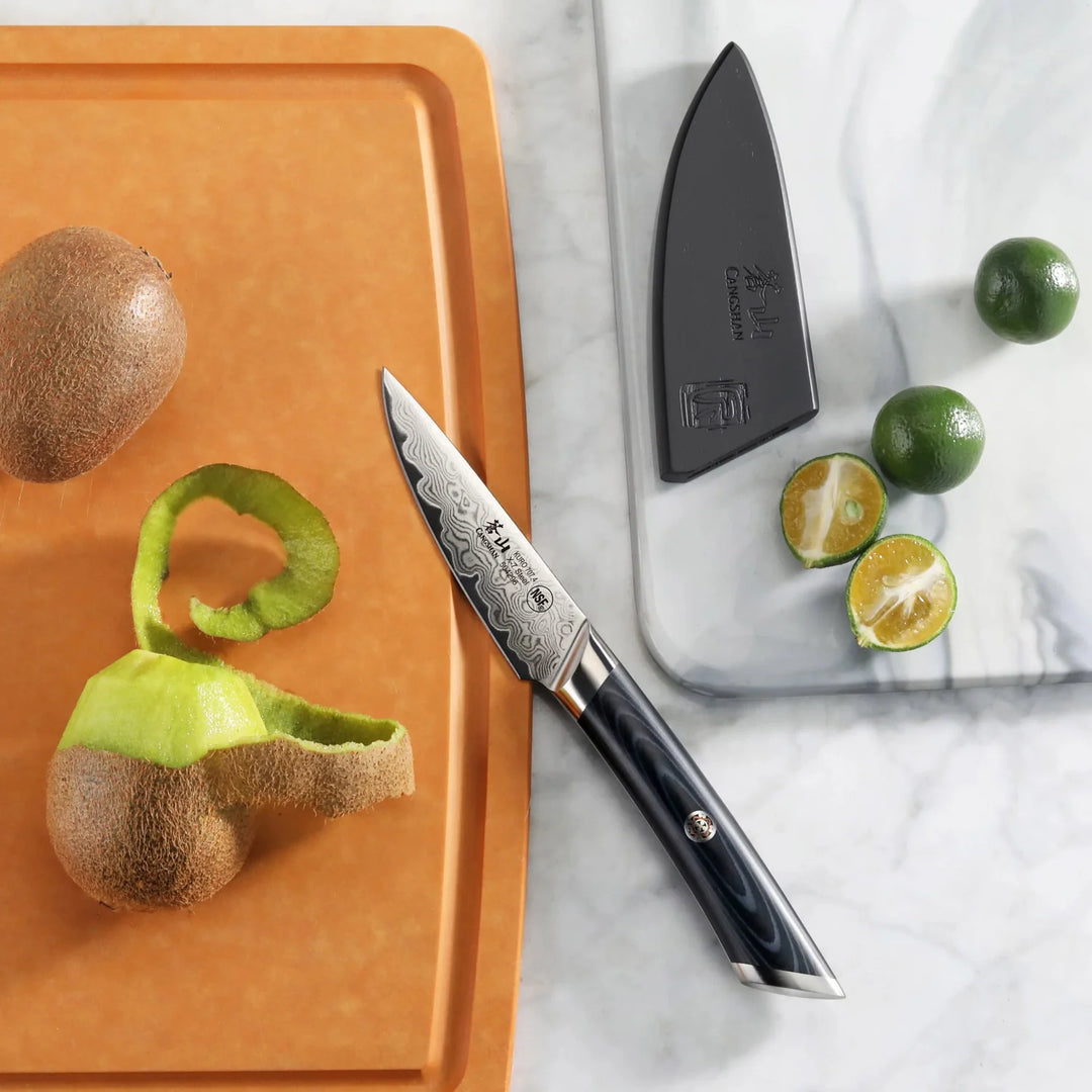 Kuro Series 3.5" Pairing Knife with Sheath