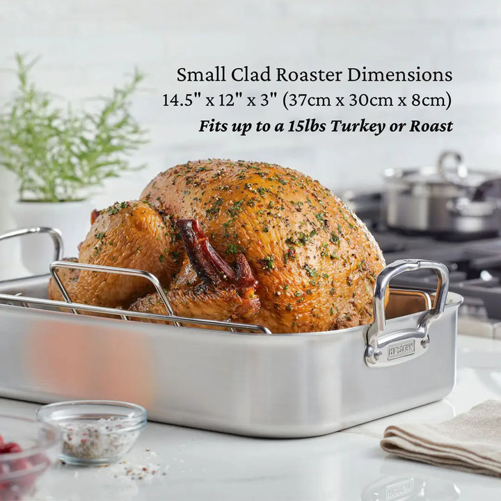 Provisions: 14.5-inch Classic Clad Roaster with Rack