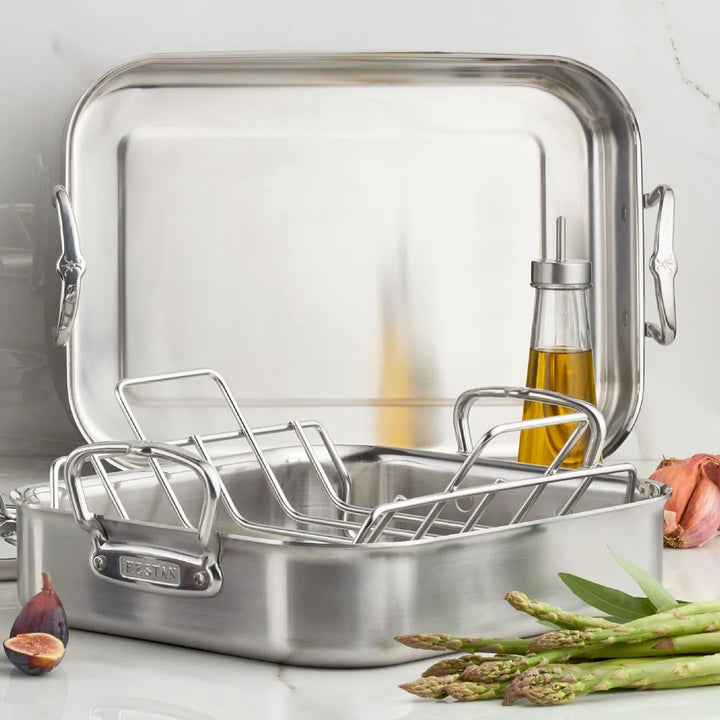 Provisions: 16.5-inch Classic Clad Roaster with Rack