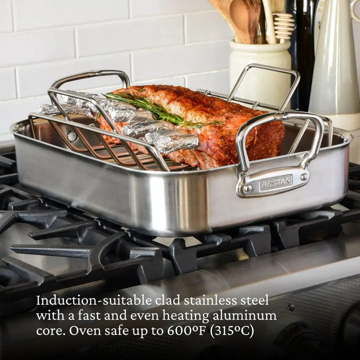 Provisions: 16.5-inch Classic Clad Roaster with Rack