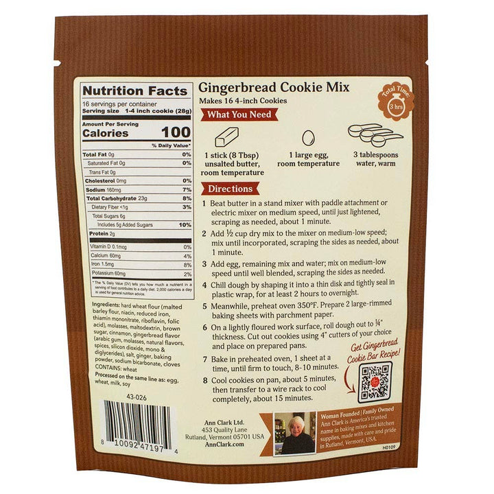 Premium Gingerbread Cookie Mix, 16 oz
