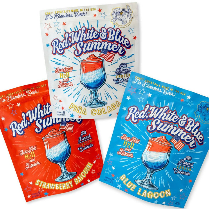 Noble Mick's Red, White & Blue Summer Collection Frozen Cocktail Package