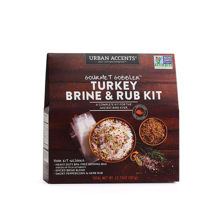 Urban Accents Gourmet Gobbler Turkey Brine & Rub Kit