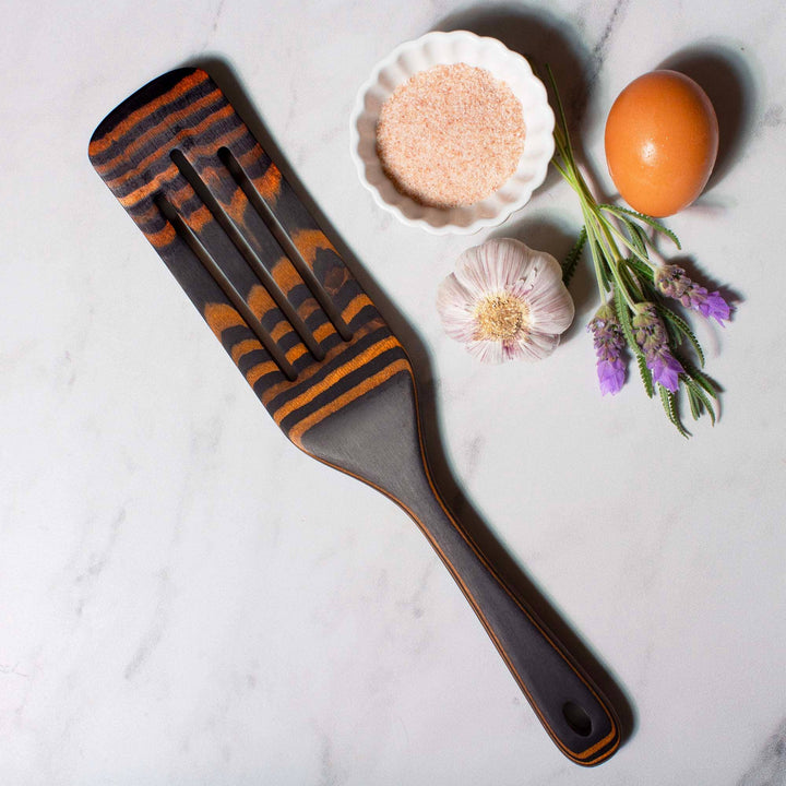 Baltique® Serengeti Collection Slotted Wooden Spurtle, 13"