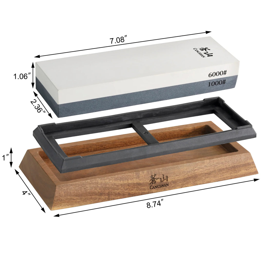 Whetstone Set with Angle Guide