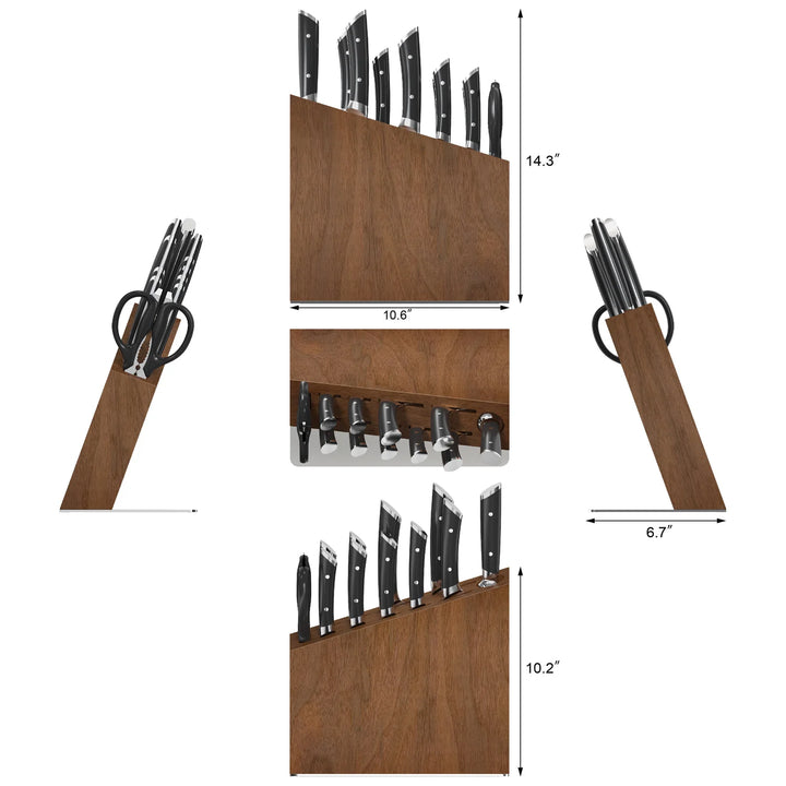 Helena Series 12 Piece Hua Knife Block Set
