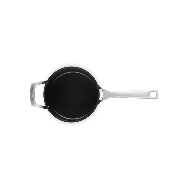 Essential Non-Stick Ceramic 3qt Saucepan with Glass Lid