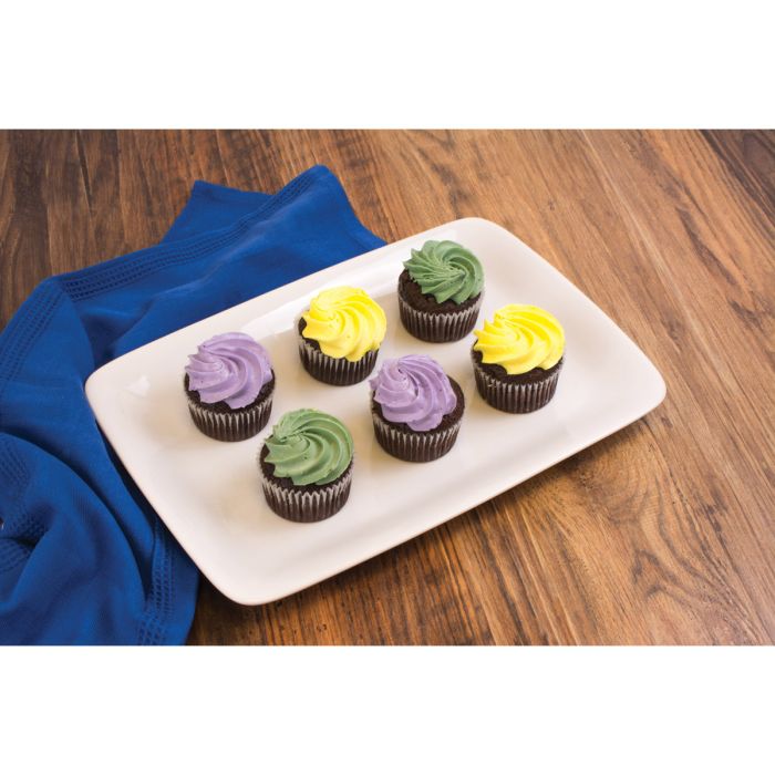 White Rectangular Platter "14