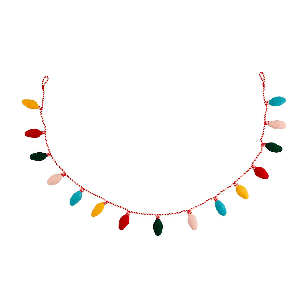 Felted Light Garland