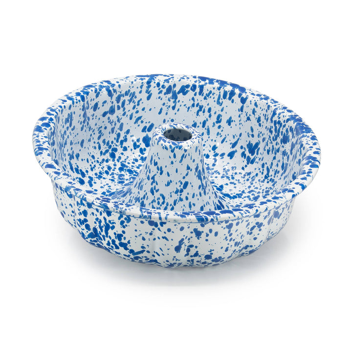 Splatter Enamelware Bundt Pan