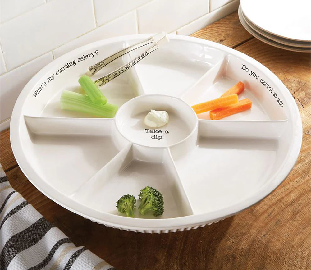 Mud Pie Veggie & Dip Set