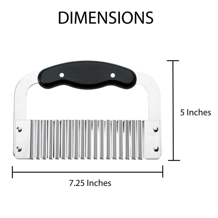 Stainless Steel Crinkle-Cut Wave Slicer