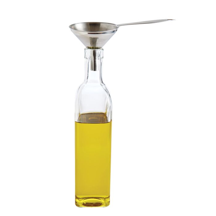Stainless Steel Condiment Funnels with Handles, Set of 3