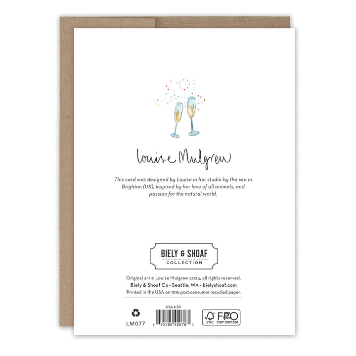 Champagne Anniversary Card