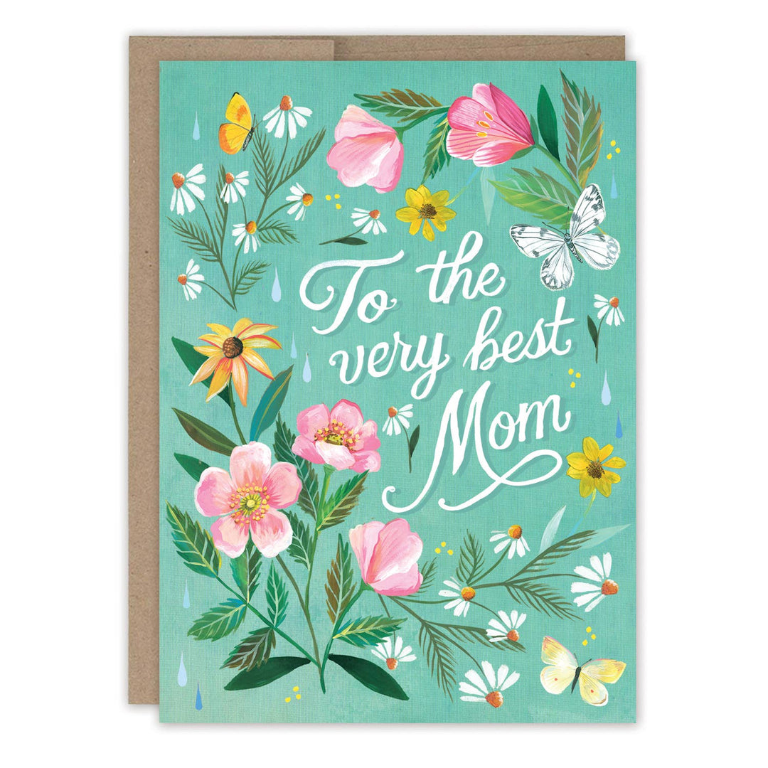 Dewdrops Very Best Mom Mother's Day Card