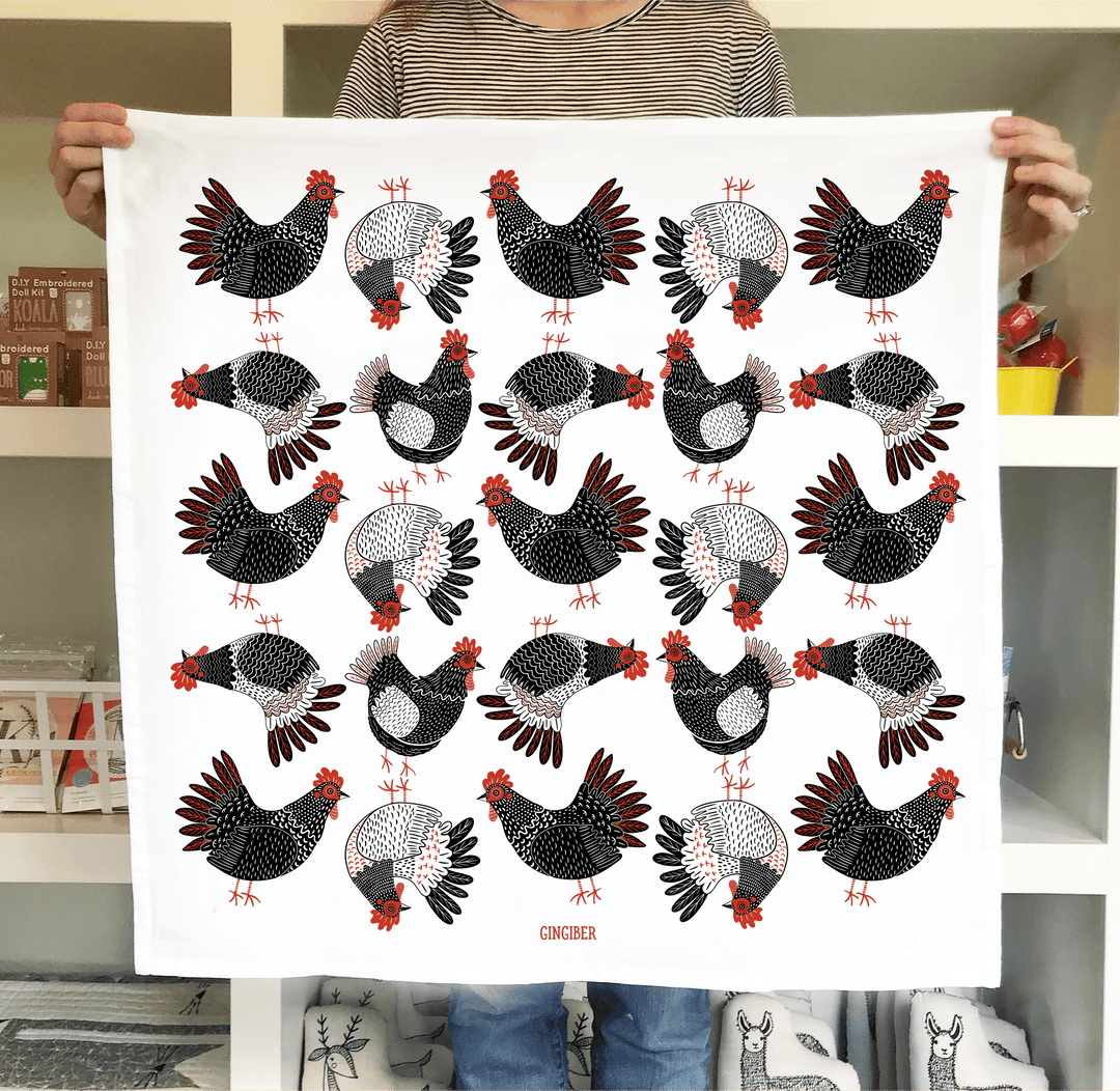 Chicken Tea Towel