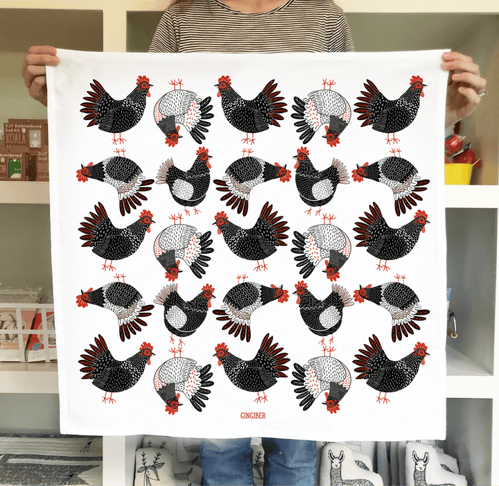 Chicken Tea Towel