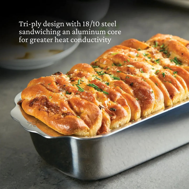 Provisions: Ovenbond Tri-Ply Stainless Steel 1 Pound Loaf Pan